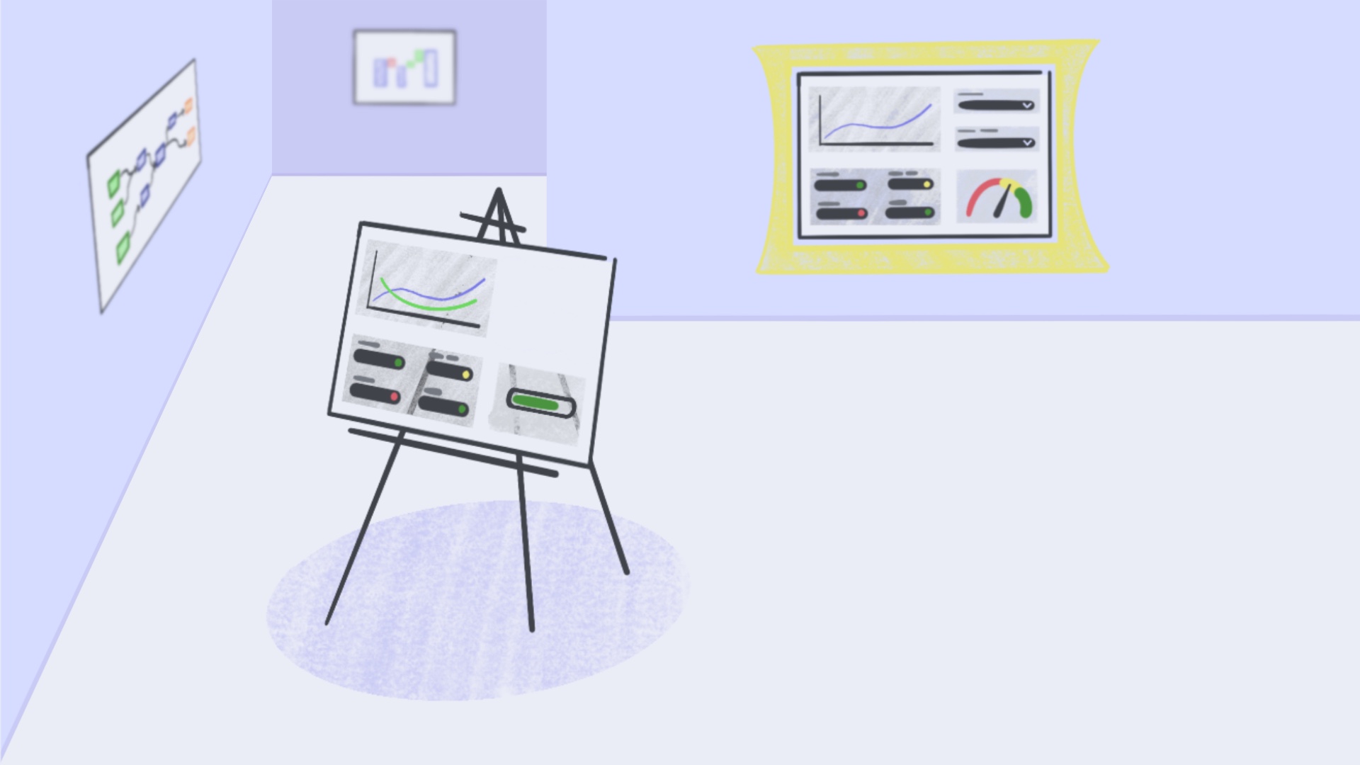 Analytics gallery walls