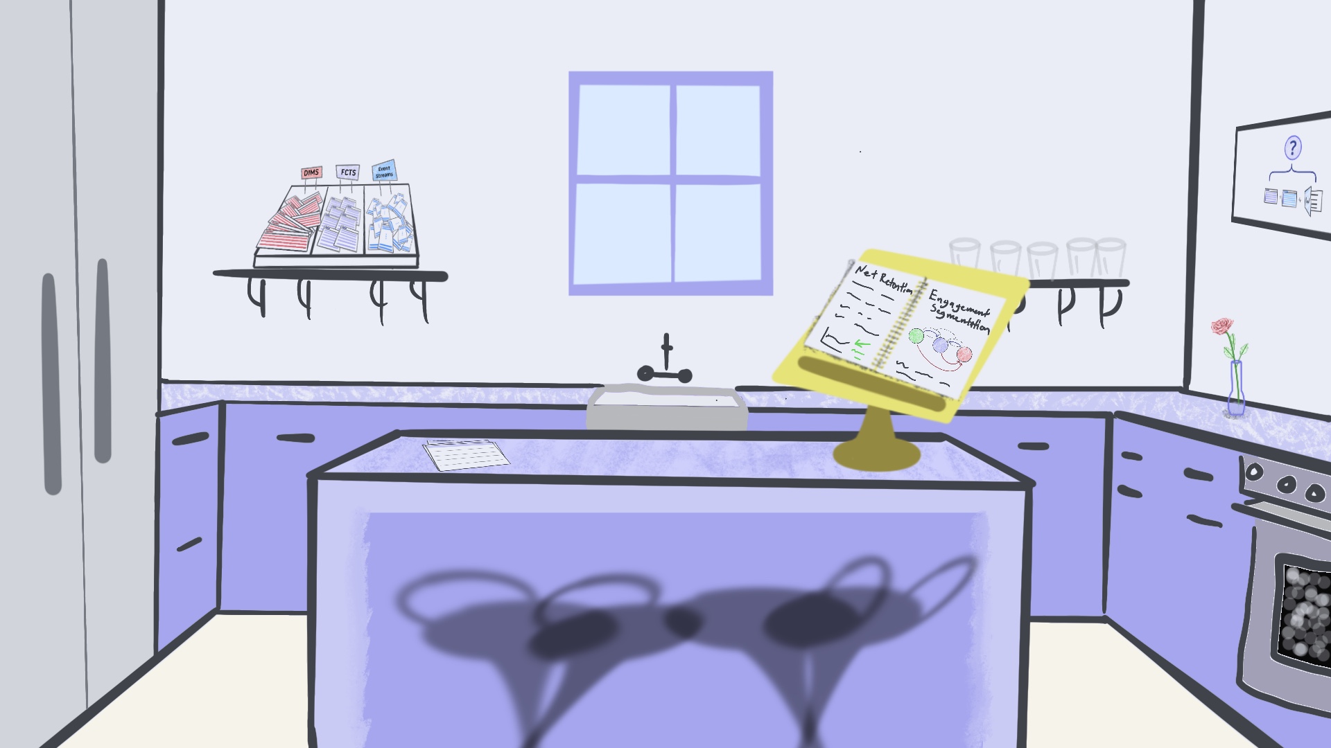Lab kitchen doodle